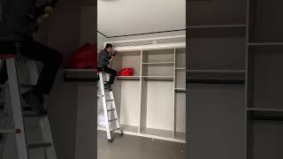 installing aluminum wardrobes #interiordesign #wardrobe #custommadefurniture