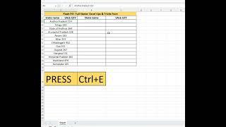 How to Use Flash Fill in Excel- ( Mr Oberoi podcast)