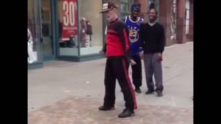 60 year old man takes break dance battle to a new level