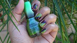 Quick Halloween Mani Using Sinful Colors Quick Bliss Polishes!