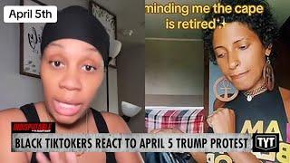 WATCH: Black TikTokers Hilariously React To MILLIONS Gearing Up For Nationwide Trump Protest