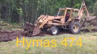 Hur man tar bort små stubbar med en Hymas 470 / How to remove small stumps with a Hymas 470