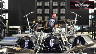 8 year old Alex Shumaker playing Florida Georgia Line Drummer Sean Fuller's Kit