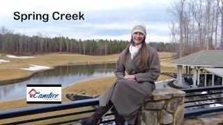 Candice van der Linde talks about Spring Creek in Zion Crossroads Virginia and Amenities