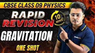 Gravitation One Shot | Rapid Revision in 10 Mins | CBSE Class 9 Physics | Abhishek Sir | Rankplus