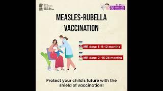 MR Vaccine is your child’s shield against Measles and Rubella.