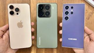 Xiaomi 15 Pro vs iPhone 16 Pro Max vs Samsung S24 Ultra