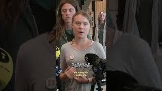 Greta Thunberg fined $240 by a Swedish court for disobeying police during a protest #shorts