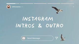 8 free Instagram-inspired intro & outro templates • jessica vu aesthetic intro | green screen 2023