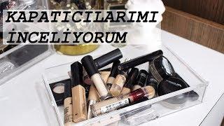 BU NE KADAR ÇOK CONCEALER!? | Kapatıcılarımı İnceliyorum | Makyaj Koleksiyonum