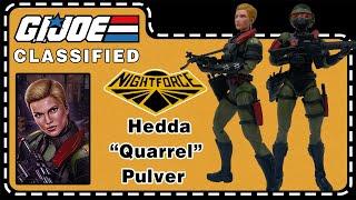 Hedda "Quarrel" Pulver - Night Force - G.I. Joe Classified 138B - Unboxing & Review