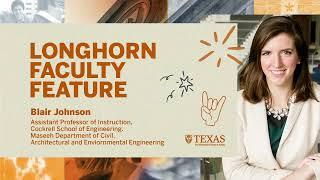 Longhorn Faculty Feature: Blair Johnson