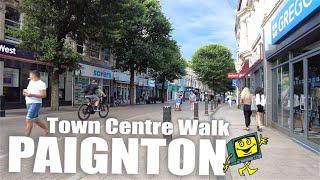 PAIGNTON Devon England 2021 - Seafront & Town Centre Walk 4K