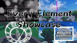 Every Element Showcase | Elemental Awakening