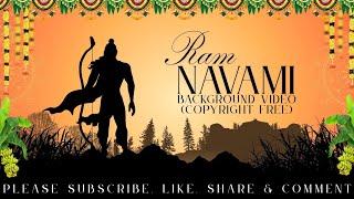 Happy Ram Navami | Ram Navami Video Background  | Festival Background Video effects hd