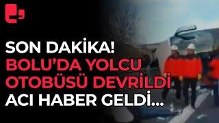 Bolu'da son dakika trafik kazası! Kaza yerinden acı haber geldi…