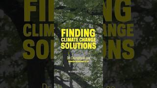 Chemical engineering is at the heart of finding solutions to climate change. 