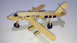 Making airplanes from cream sticks: an easy and fun project for kids