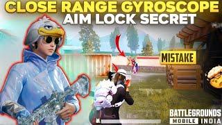 MASTER CLOSE RANGE GYROSCOPE ⁉️ | TRICK TO AIM LOCK WITH GYROSCOPE | HOW TO IMPROVE AIM IN BGMI