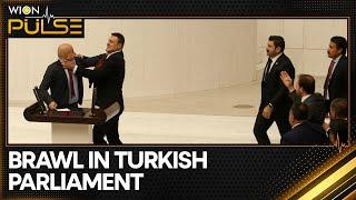 Turkey: Lawmakers engage in brawl during debate in parliament | WION Pulse