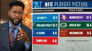 Nate Burleson breaks down NFL Playoff picture: The Lions still control NFC!; Steelers are cooked;...