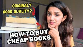 How to buy CHEAP and ORIGINAL books in India 2024  (tips + best websites)