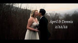 Smoky Mountains Elopement - Gatlinburg TN - April & Dennis 2/22/22