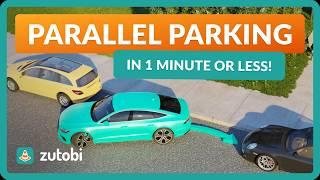 Easy Way to Parallel Park (Quick 1-Minute Parallel Parking Tutorial)