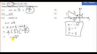 Trigonometry N23 Q5 Trig Diagram