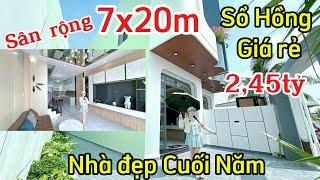 Sân Rộng 7x20m Nhà Đẹp Kim Thủy    RẺ LÀM NÔN NAO-Cách Lộ Đinh Đức Thiện 300mGần chợ Bình Chánh SHR