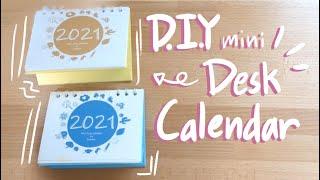 DIY Desk Calendar! | 3 methods + Printable Pattern! (2025 updated)