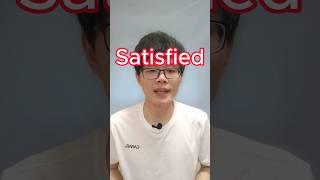 How to say "Satisfied"  in Chinese #学习中文 #learnchinese #learningchinese #chinesevocabulary #mandarin