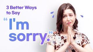 Say this instead of 'I'm sorry ' | Add Nuance to your Sentences with Spencer