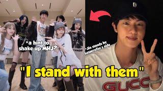 Full of mystery! Jin Dance challenge with Lesserafim is a clue to rebel against MHJ case?