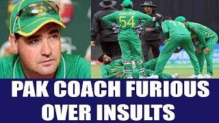 ICC Champions Trophy: Pak coach Mickey Arthur furious over insults | Oneindia News