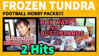 2019 Football HOBBY Pack Sampler Box: "FROZEN TUNDRA" by FootballCardOlly - Box War vs BUSTINCARDS