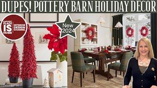 Dupes!  Get the Pottery Barn holiday look for less!  Interior Designer tips!