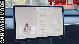 How To Use Car Wash Mode - Tesla Model 3/Y