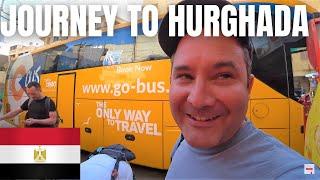 JOURNEY TO HURGHADA / GO-BUS REVIEW / EGYPT TRAVEL VLOG