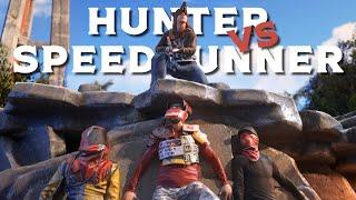 Hunter VS 3 Speedrunners - Rust