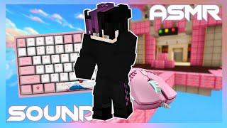 Keyboard + Mouse ASMR Sounds (Handcam) | Hypixel Bedwars