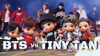 MIC DROP BTS VS TINY TAN COMPARISON