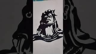 "Adiyogi Drawing"  Lord Shiva #drawing #chirag #shorts