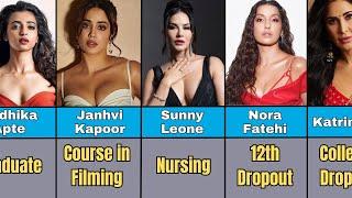 EDUCATION QUALIFICATION Of Indian Bollywood Actress | Info2Data |