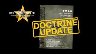 Doctrine Update, FM 4-0: Sustainment Operations - 2024