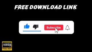 no copyright | black screen subscribe button with sound | Like, subscribe & bell icon