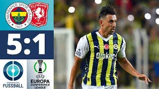 Platzverweis schockt Twente! Joker Kahveci trifft doppelt | Fenerbahce Istanbul - FC Twente Enschede