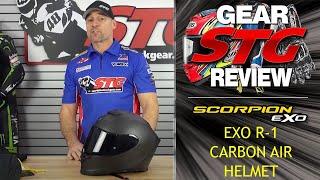 Scorpion EXO R-1 Carbon Air Helmet Review | Sportbike Track Gear