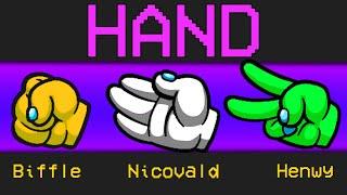 *New* HANDS MOD in AMONG US (what the friiik mod)