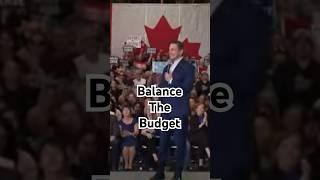 Conservatives will balance the budget with a dollar for dollar law.